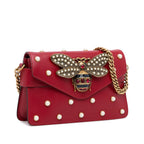 Gucci Mini Queen Margaret Broadway Leather Satchel (SHG-3ul90T)