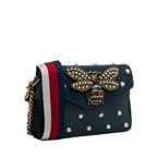 Gucci Mini Queen Margaret Broadway Leather Satchel (SHG-XxMDq6)
