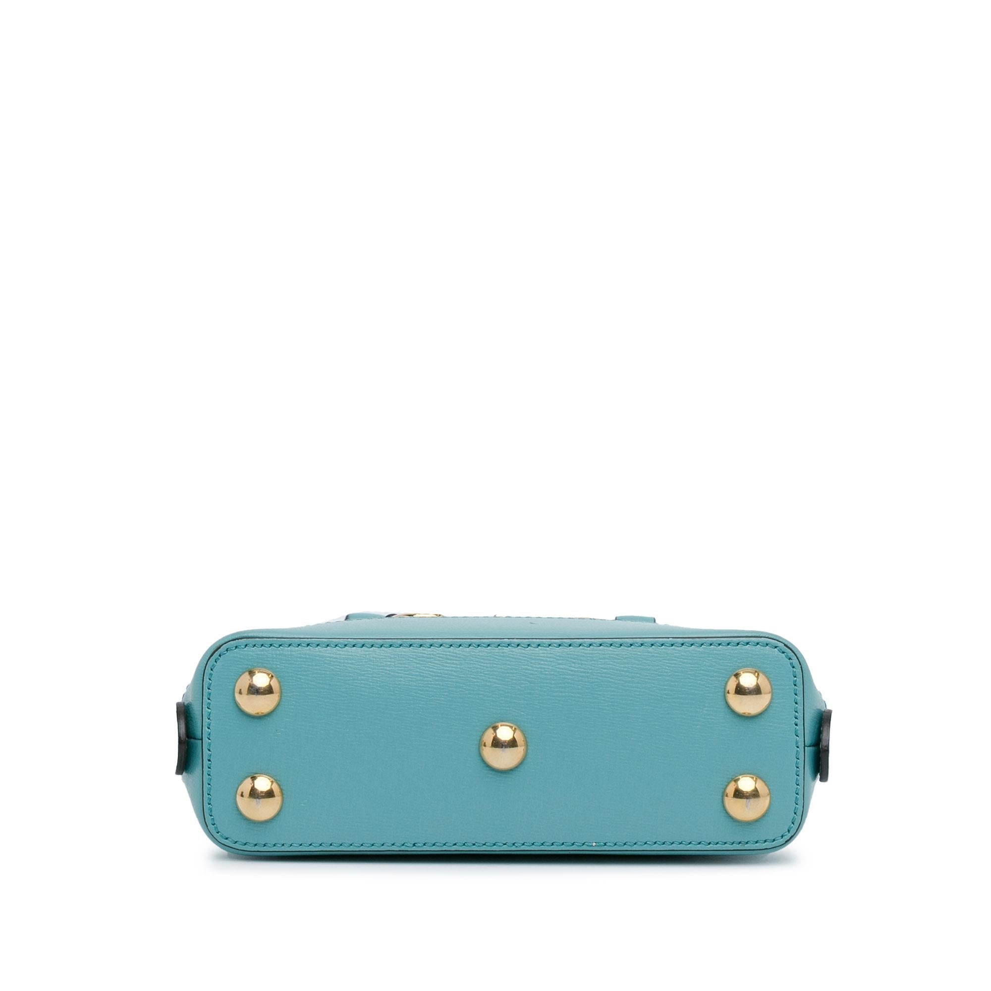 Gucci Mini Raffia Horsebit 1955 Top Handle Bag (SHG-TqNTHU)