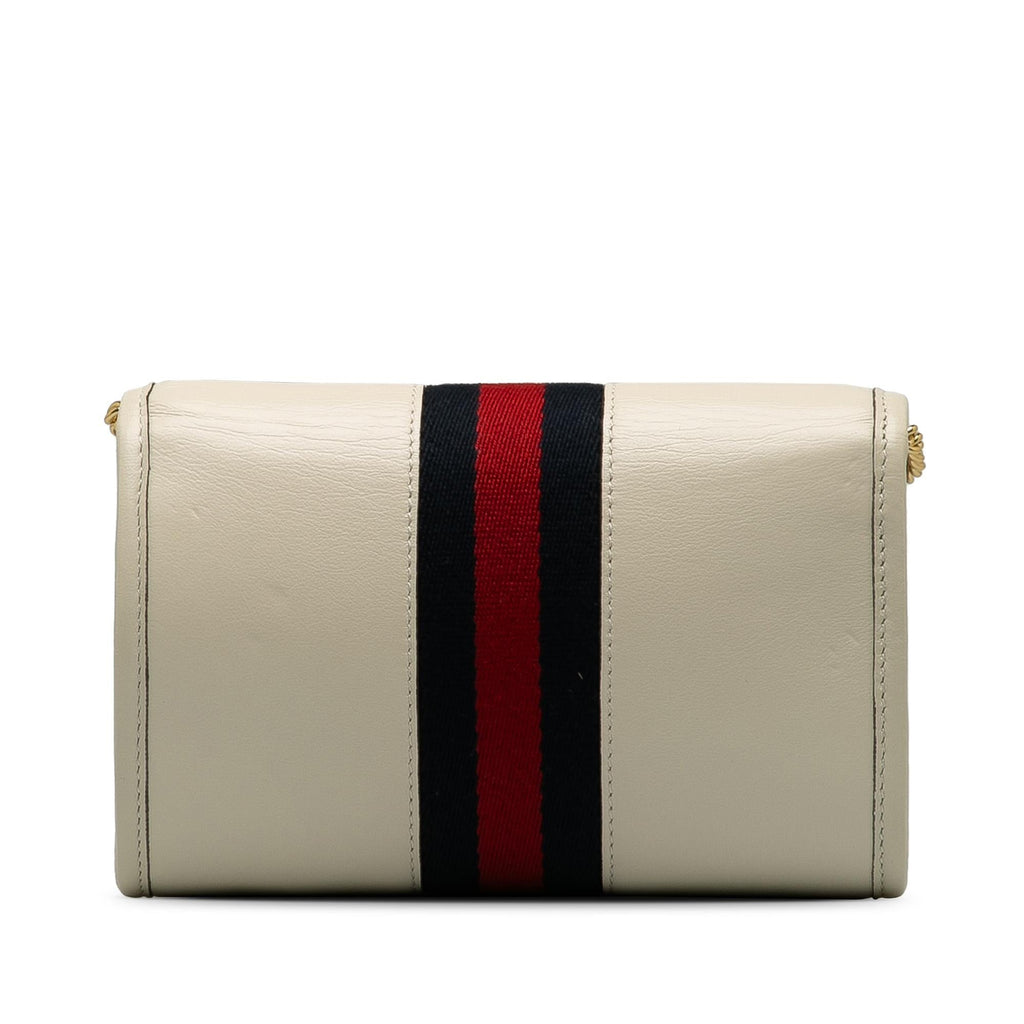 Gucci Mini Rajah Web Chain Crossbody Bag (SHG-qSdeie)