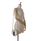 Gucci Mini Round Ophidia Leather Crossbody Bag (SHG-MKTErB)