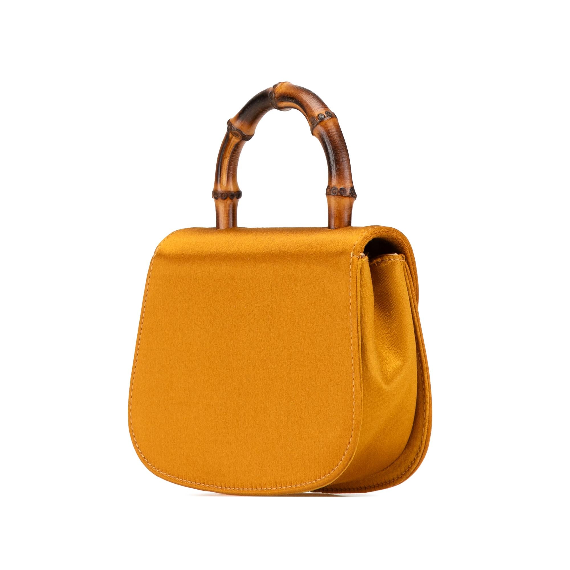 Gucci Mini Satin Bamboo Night