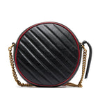 Gucci Mini Torchon GG Marmont Round Crossbody Bag (SHG-eGqyXA)