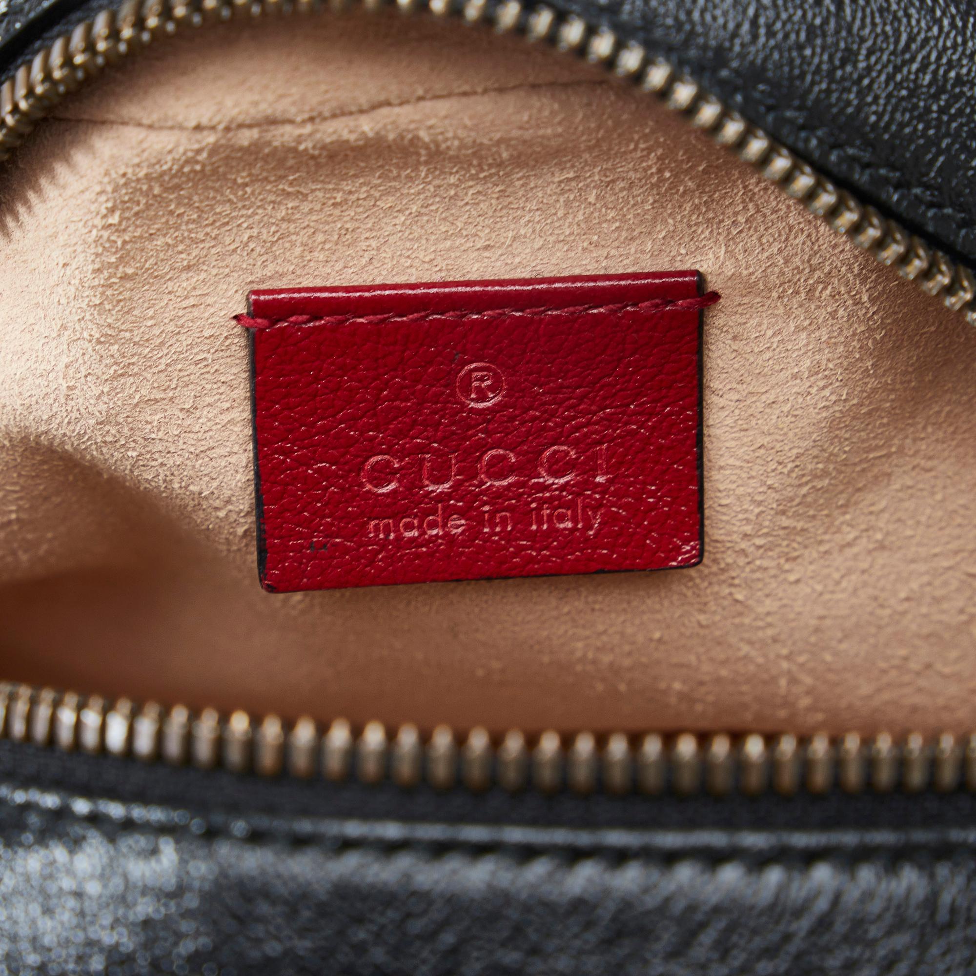 Gucci Mini Torchon GG Marmont Round Crossbody Bag (SHG-eGqyXA)