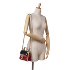 Gucci Mini Tricolor GG Marmont Matelasse Leather Torchon Top Handle Bag