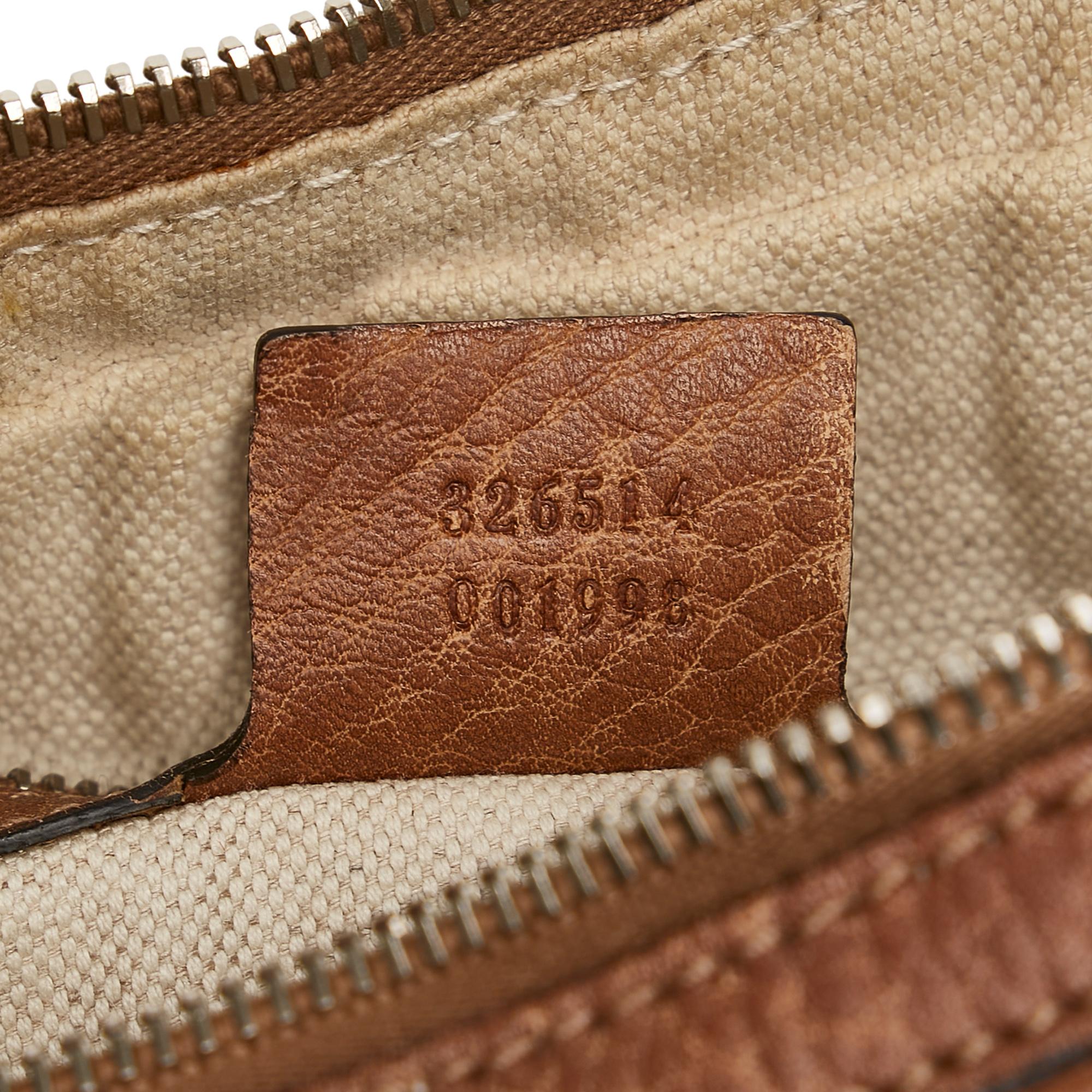 Gucci Miss GG Leather Satchel (SHG-37194)