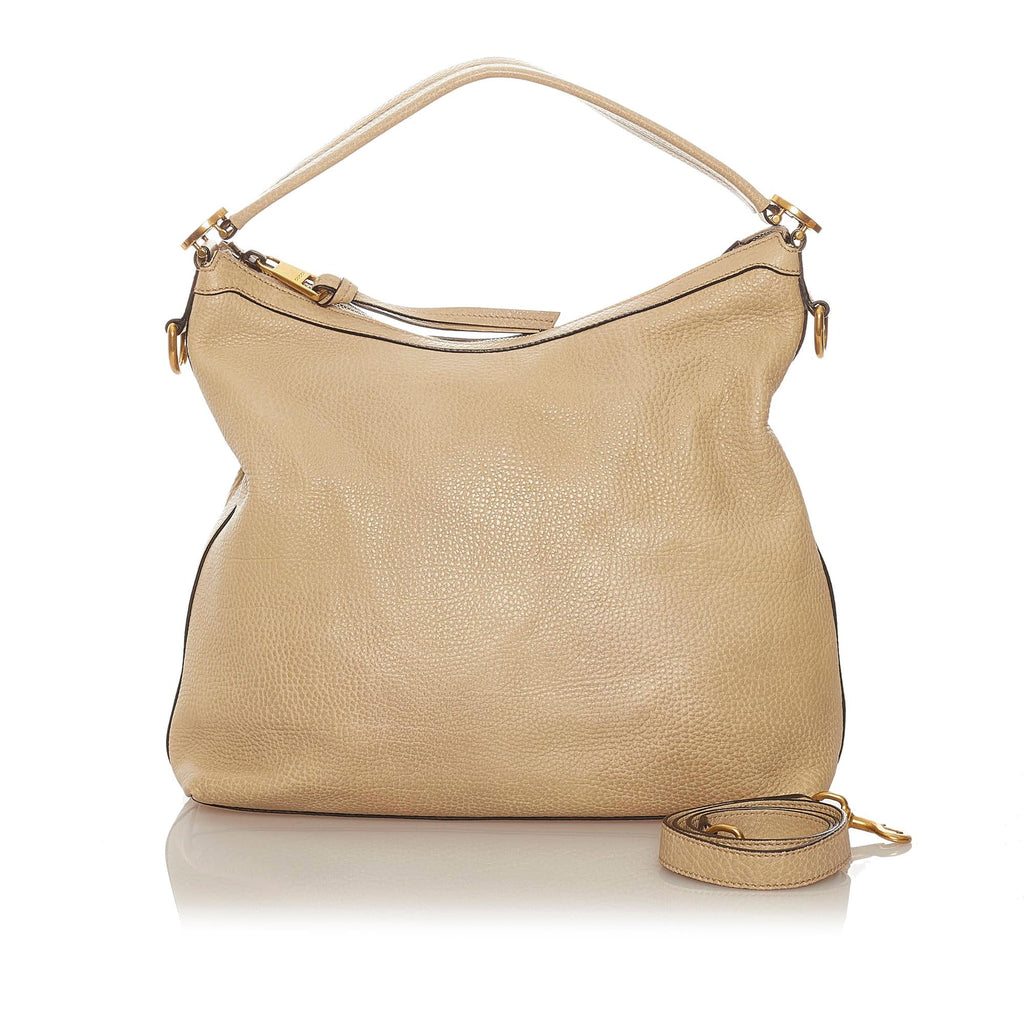 Gucci Miss GG Leather Satchel (SHG-SLAO0J)
