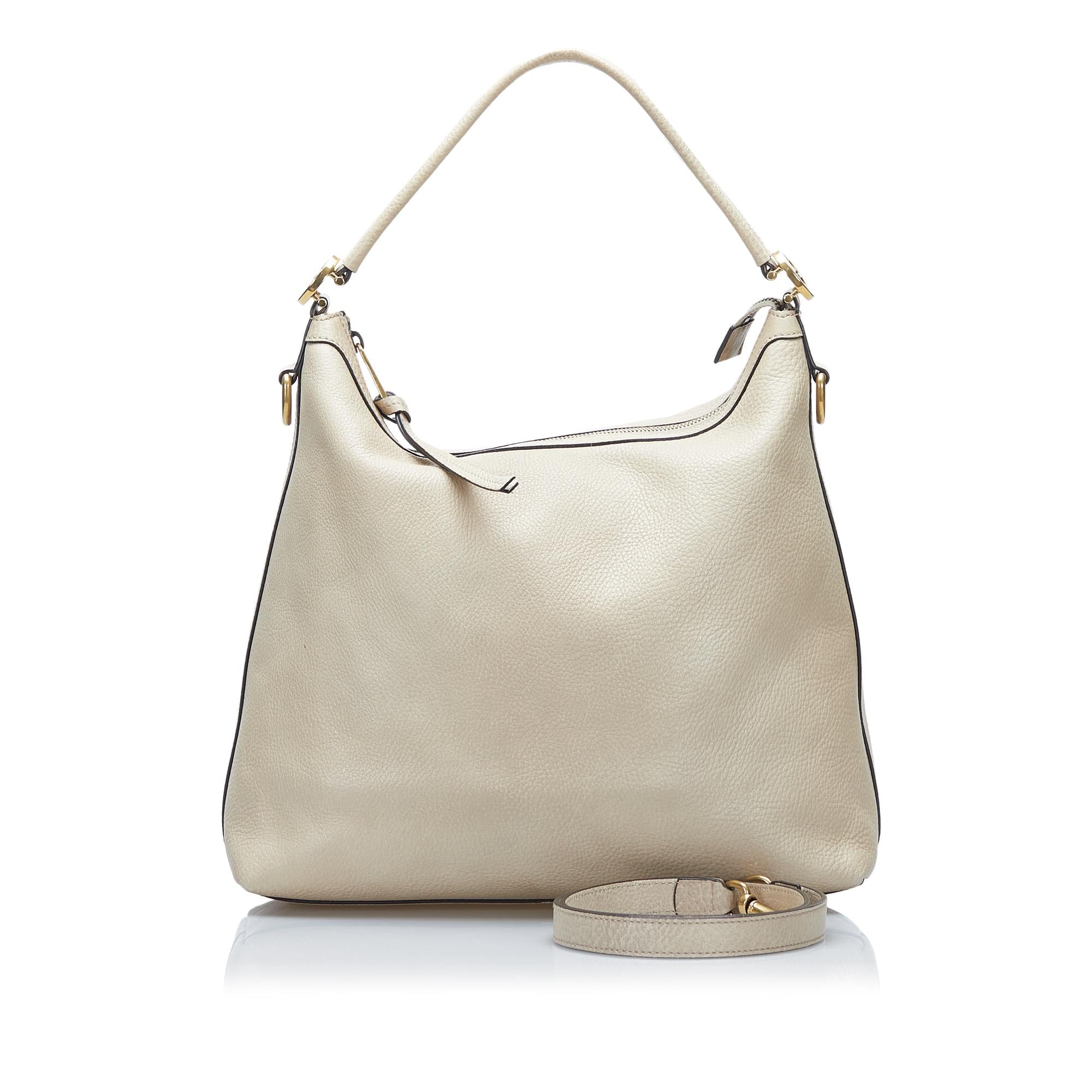 Gucci Miss GG Leather Satchel (SHG-UFJkBD)