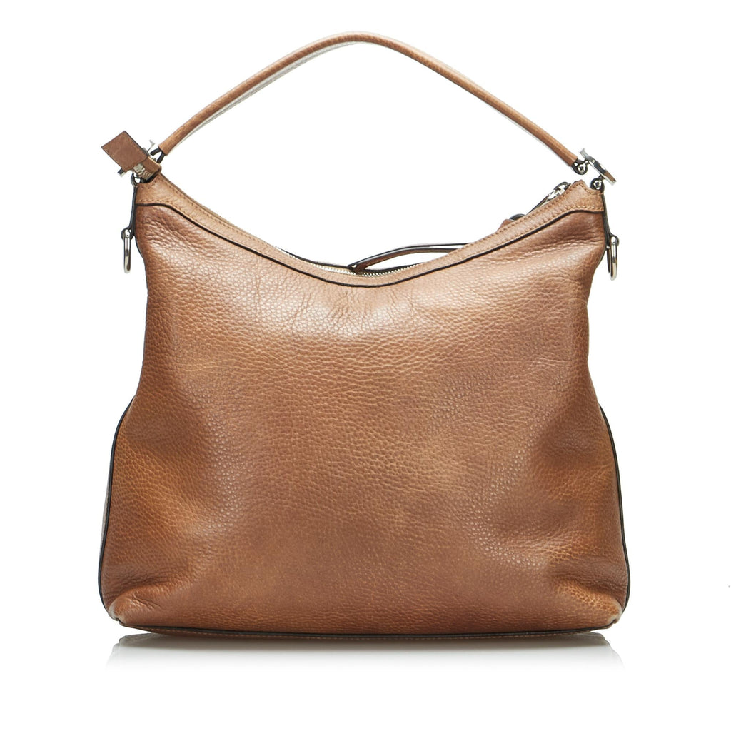 Gucci Miss GG Leather Satchel (SHG-7ayd0Q)