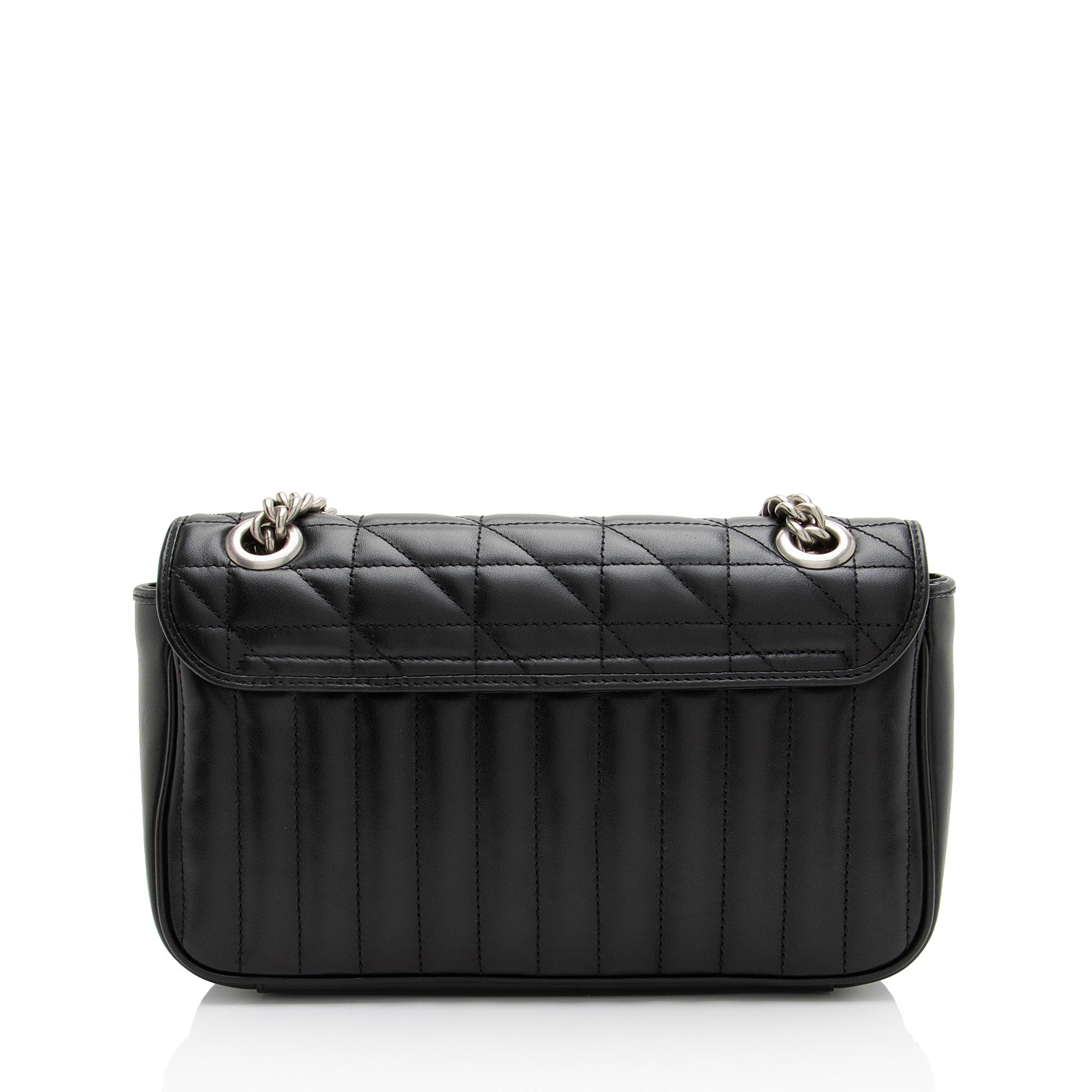 Gucci Mixed Matelasse Leather GG Marmont Aria Medium Flap Bag