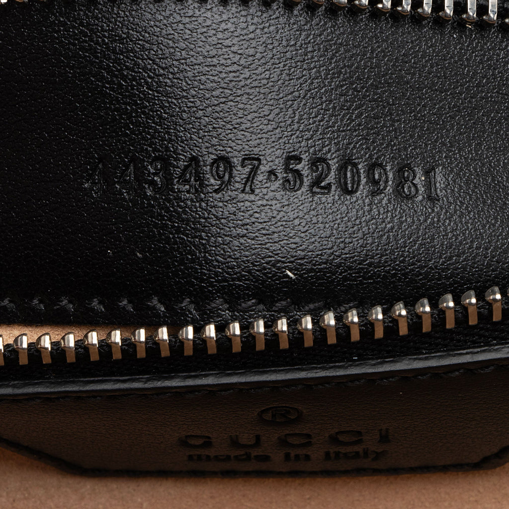Gucci Mixed Matelasse Leather GG Marmont Aria Medium Flap Bag