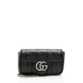 Gucci Mixed Matelasse Leather GG Marmont Aria Mini Flap Bag