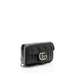 Gucci Mixed Matelasse Leather GG Marmont Aria Mini Flap Bag