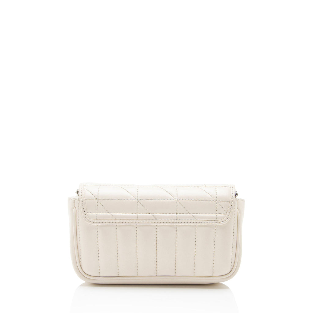 Gucci Mixed Matelasse Leather GG Marmont Aria Mini Flap Bag