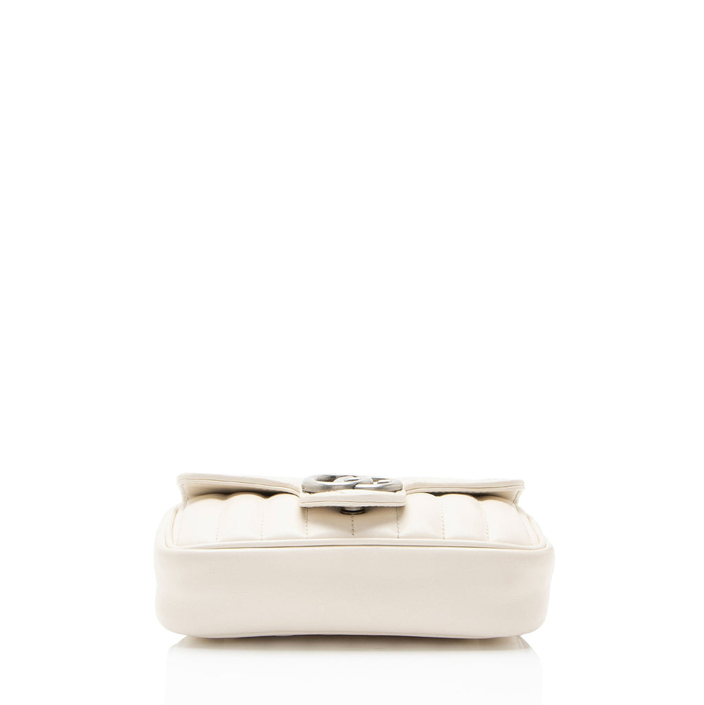 Gucci Mixed Matelasse Leather GG Marmont Aria Mini Flap Bag