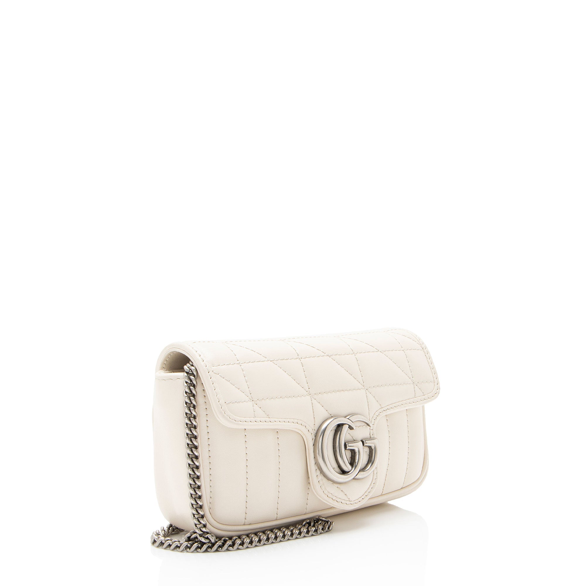 Gucci Mixed Matelasse Leather GG Marmont Aria Mini Flap Bag