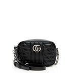 Gucci Mixed Matelasse Leather GG Marmont Aria Mini Camera Bag