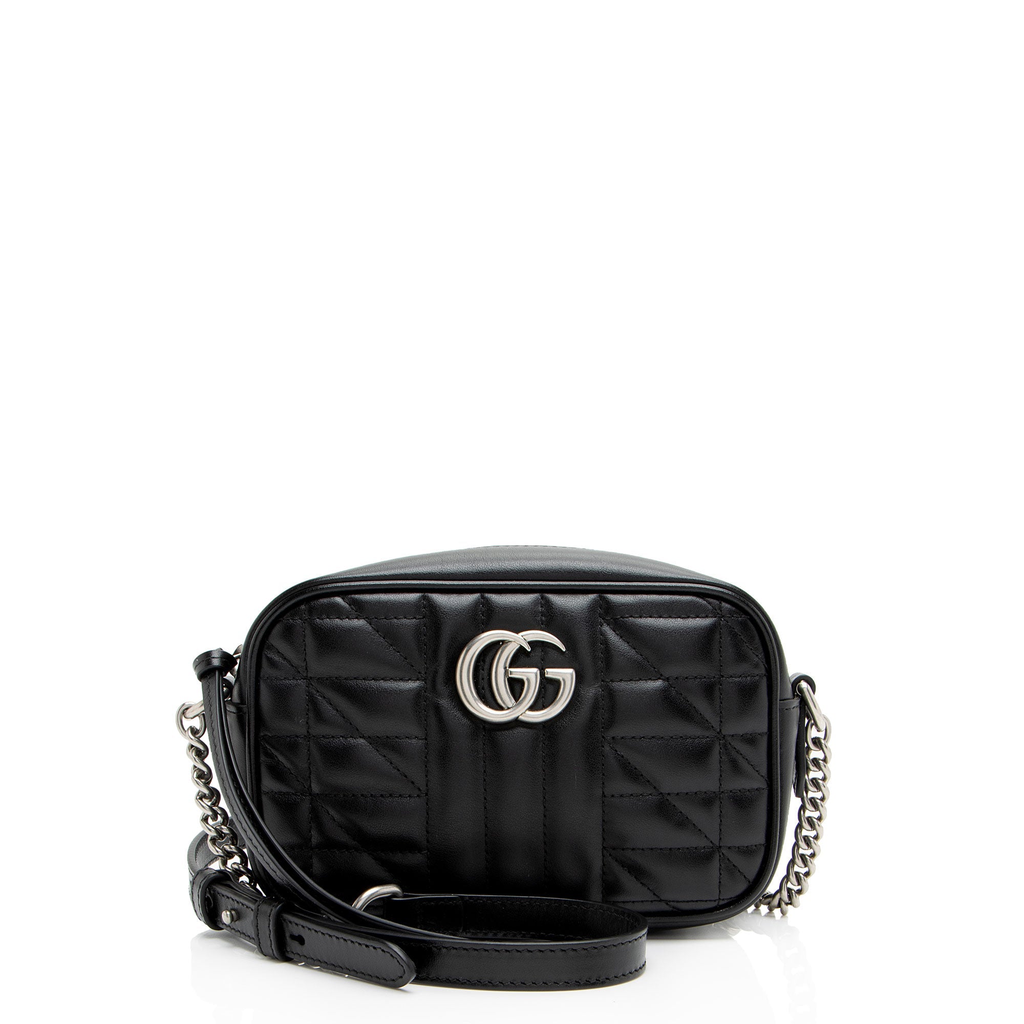 Gucci Mixed Matelasse Leather GG Marmont Aria Mini Camera Bag