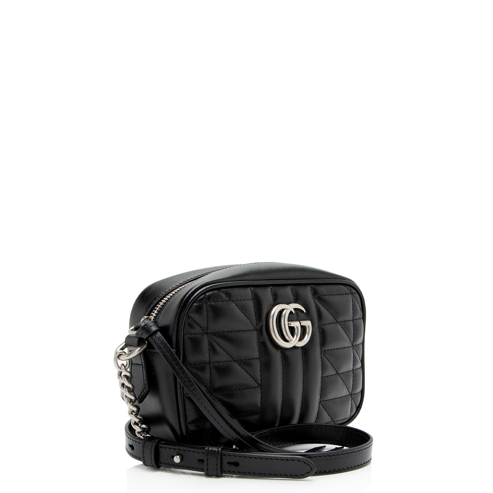 Gucci Mixed Matelasse Leather GG Marmont Aria Mini Camera Bag