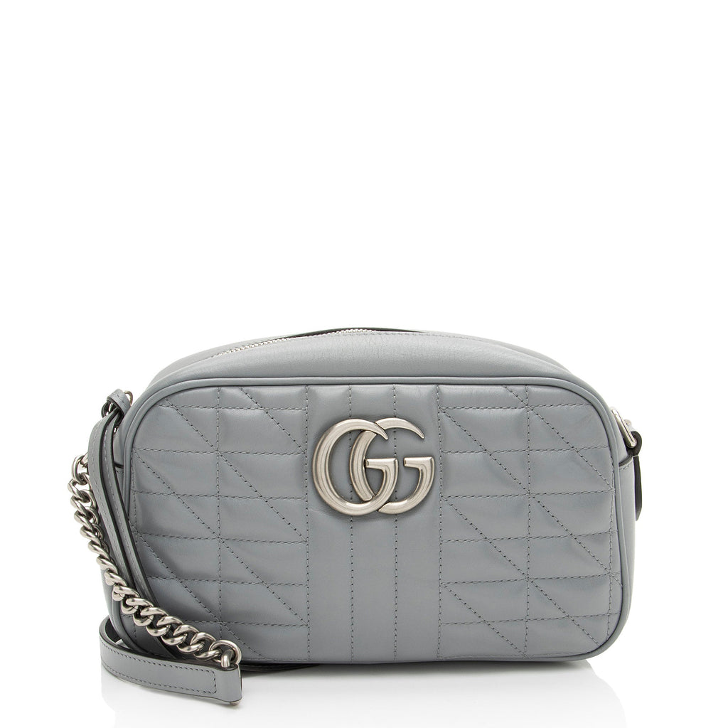 Gucci Mixed Matelasse Leather GG Marmont Aria Small Camera Bag