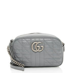 Gucci Mixed Matelasse Leather GG Marmont Aria Small Camera Bag