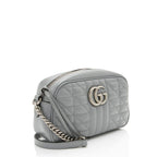 Gucci Mixed Matelasse Leather GG Marmont Aria Small Camera Bag