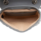 Gucci Mixed Matelasse Leather GG Marmont Aria Small Flap Bag