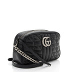 Gucci Mixed Matelasse Leather GG Marmont Aria Small Shoulder Bag (SHF-9Mi1xp)