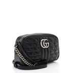 Gucci Mixed Matelasse Leather GG Marmont Aria Small Shoulder Bag