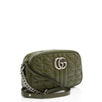 Gucci Mixed Matelasse Leather GG Marmont Aria Small Shoulder Bag
