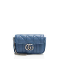 Gucci Mixed Matelasse Leather GG Marmont Aria Mini Flap Bag