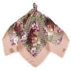 Gucci Modal Silk GG Blooms 140cm Shawl