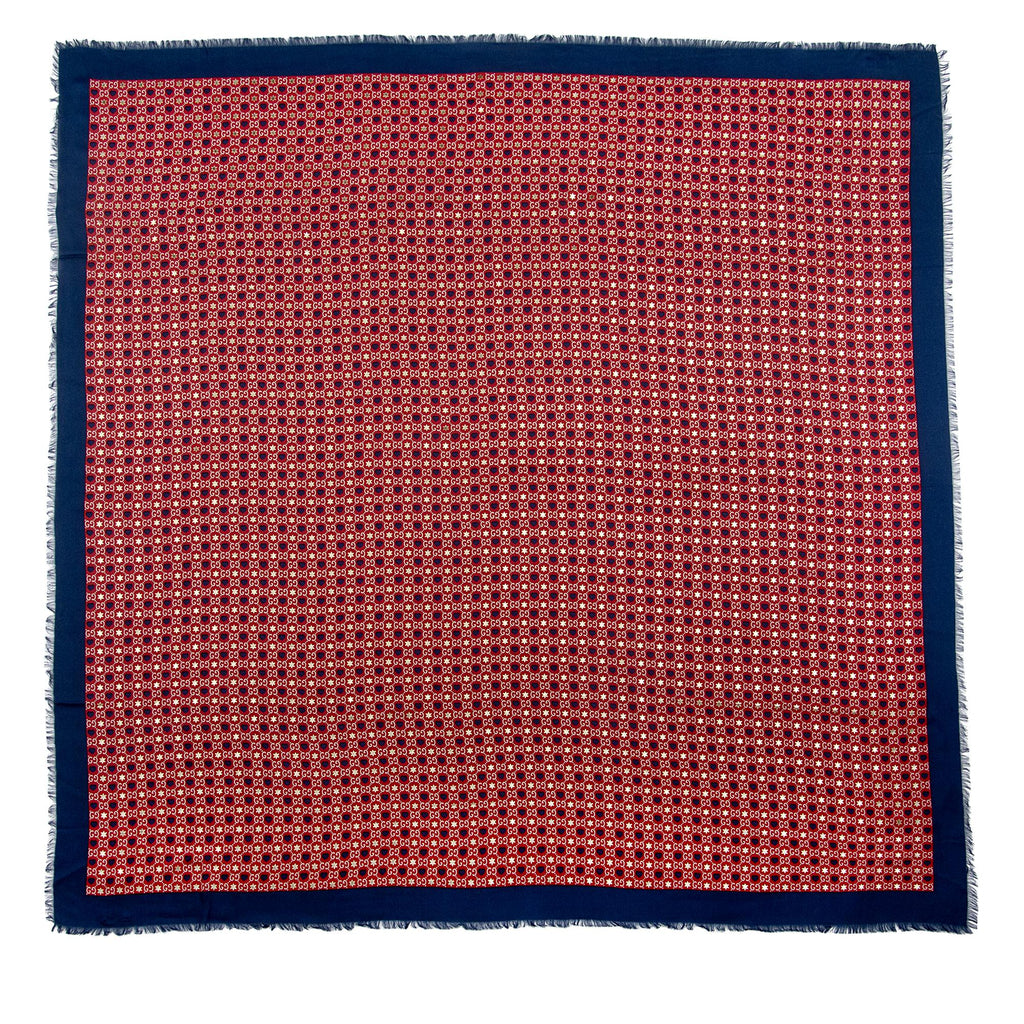 Gucci Modal Silk GG Heart Stars Dimmher 140cm Shawl (SHF-tsO7fe)