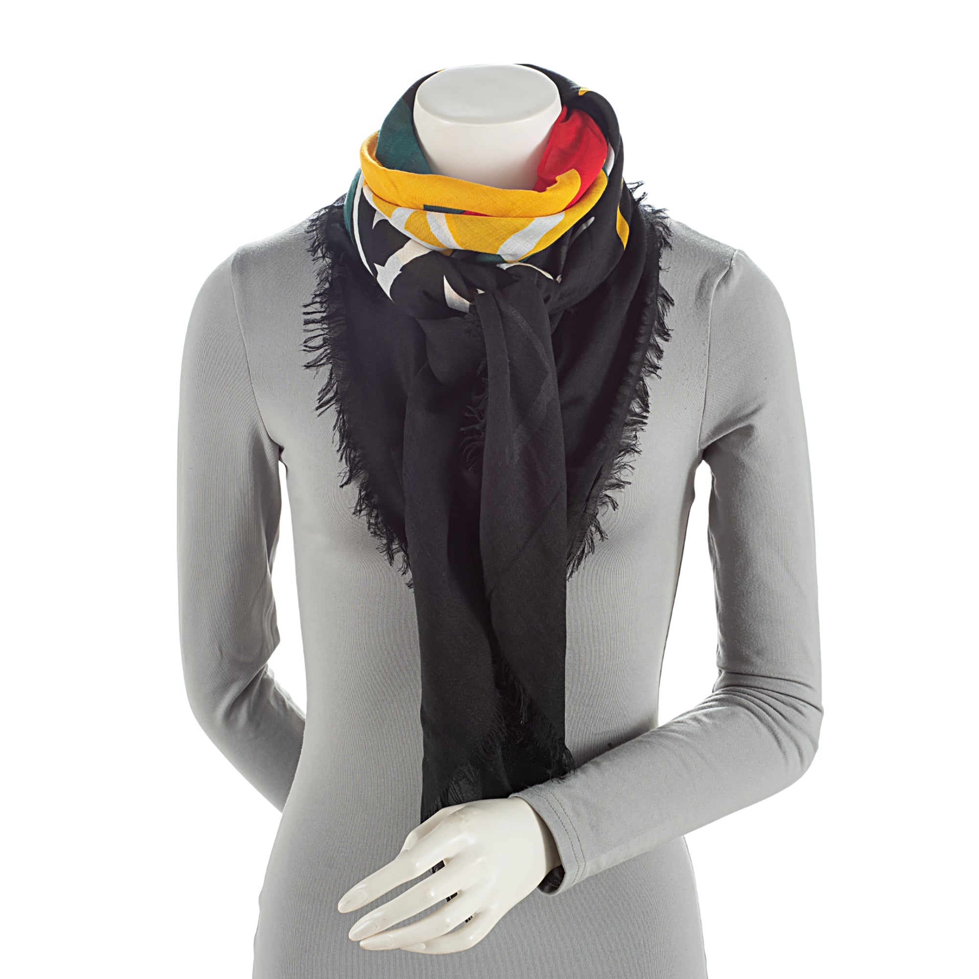 Gucci Modal Silk Tomorrow Is Now Yesterday 140cm Shawl (SHF-VIB3Xq)