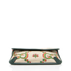 Gucci Jumbo GG Canvas Embroidered Floral Belt Bag