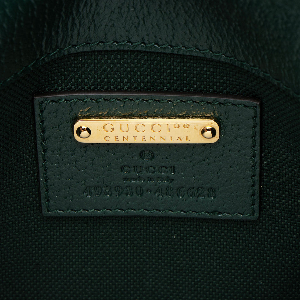Gucci Jumbo GG Canvas Embroidered Floral Belt Bag