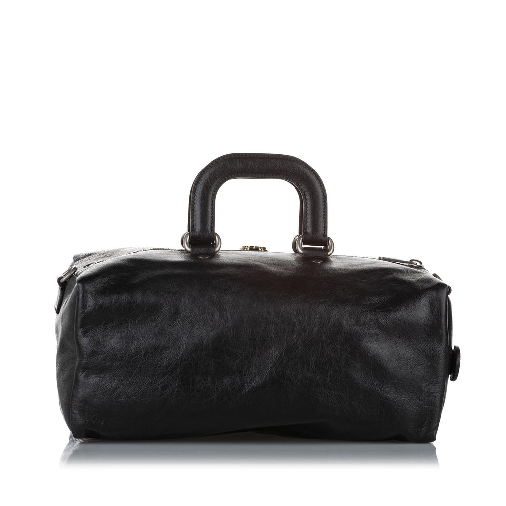 Gucci Morpheus Leather Satchel (SHG-32333)