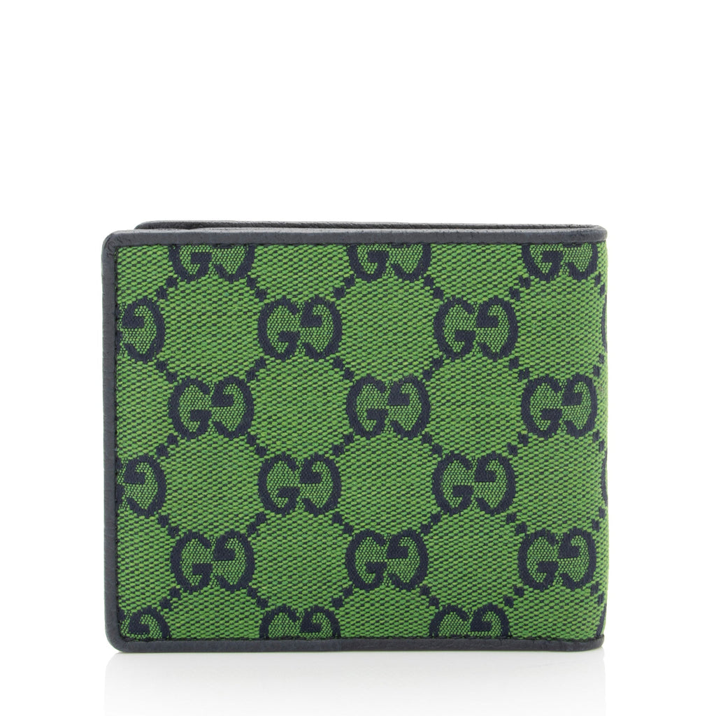 Gucci Multicolor GG Canvas Bi-Fold Wallet (SHF-QP0YnA)