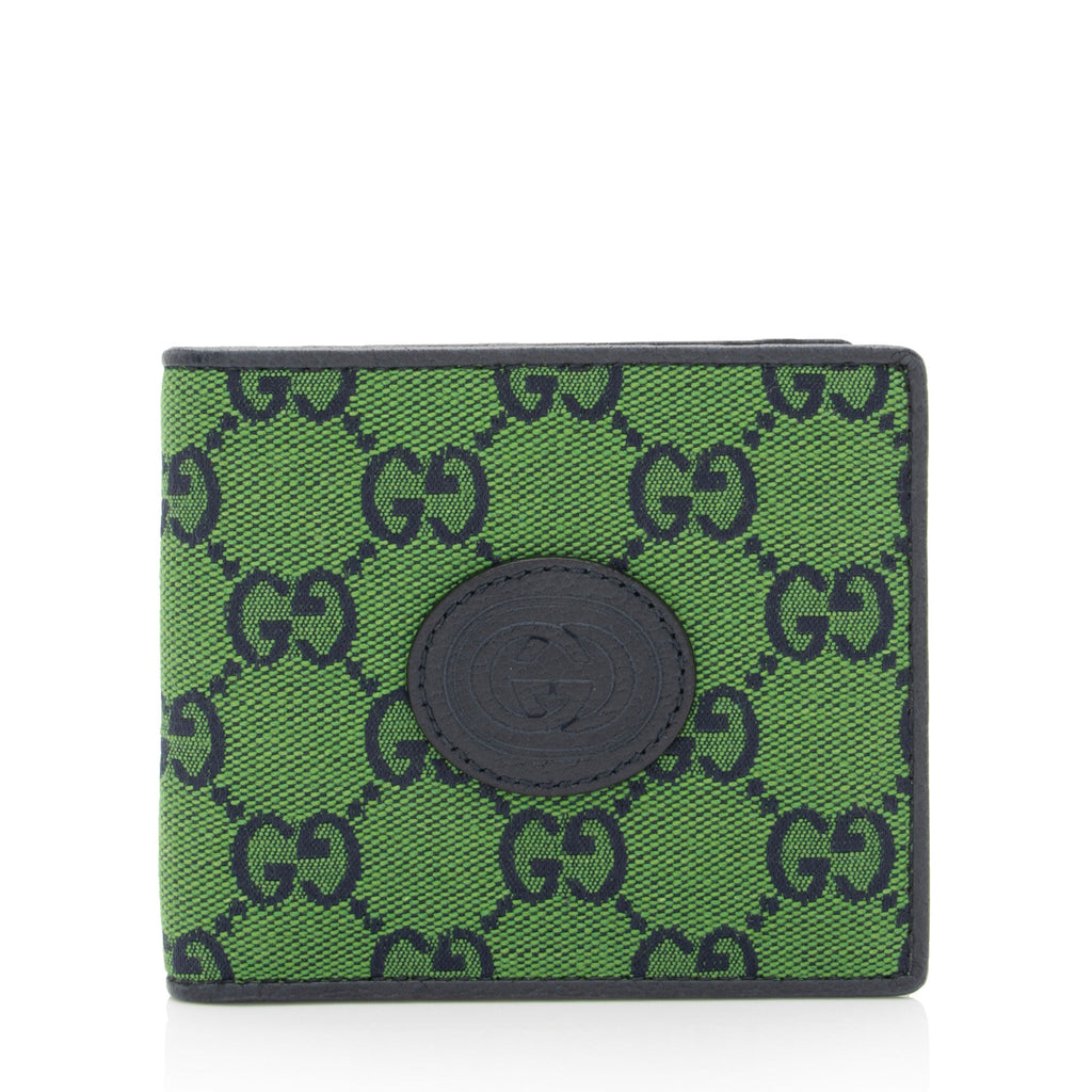 Gucci Multicolor GG Canvas Bi-Fold Wallet (SHF-QP0YnA)