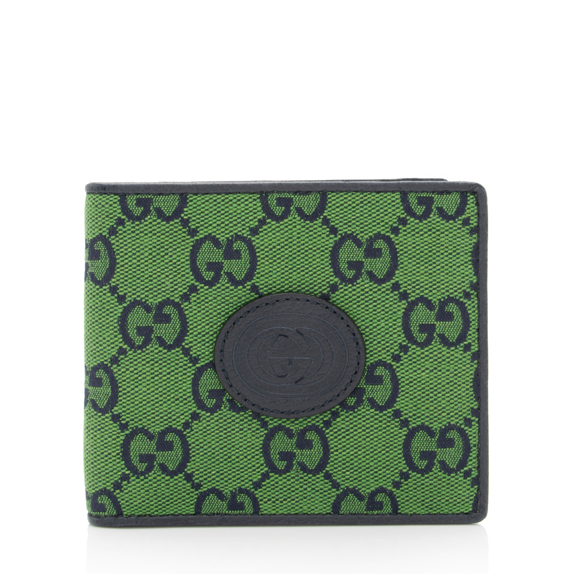 Gucci Multicolor GG Canvas Bi-Fold Wallet (SHF-QP0YnA)