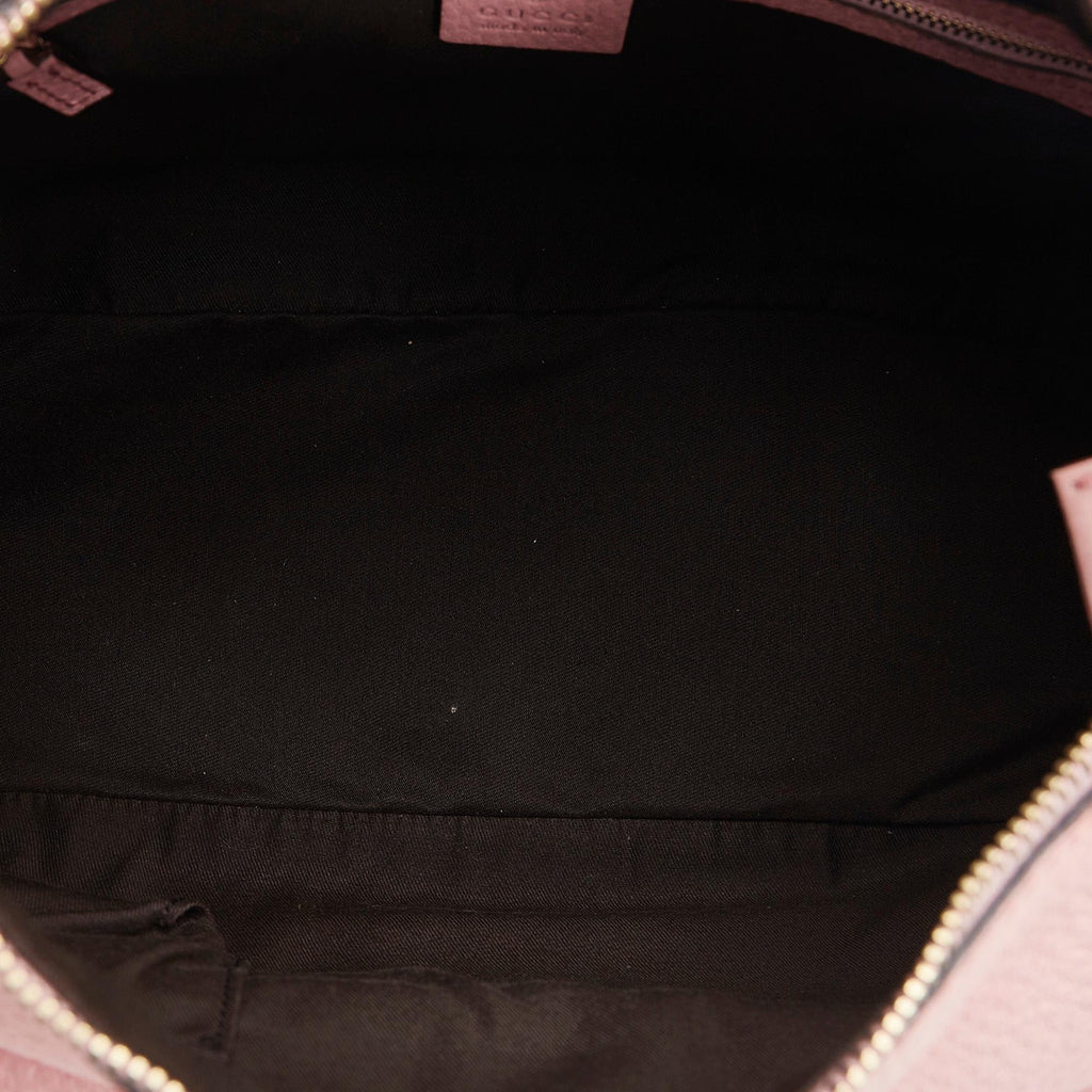 Gucci Nailhead Bamboo Handbag (SHG-InJ5MJ)