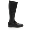 Gucci Nappa Leather Jordaan Knee High Boots - Size 7.5 / 37.5