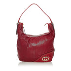 Gucci New Britt Leather Shoulder Bag (SHG-28111)