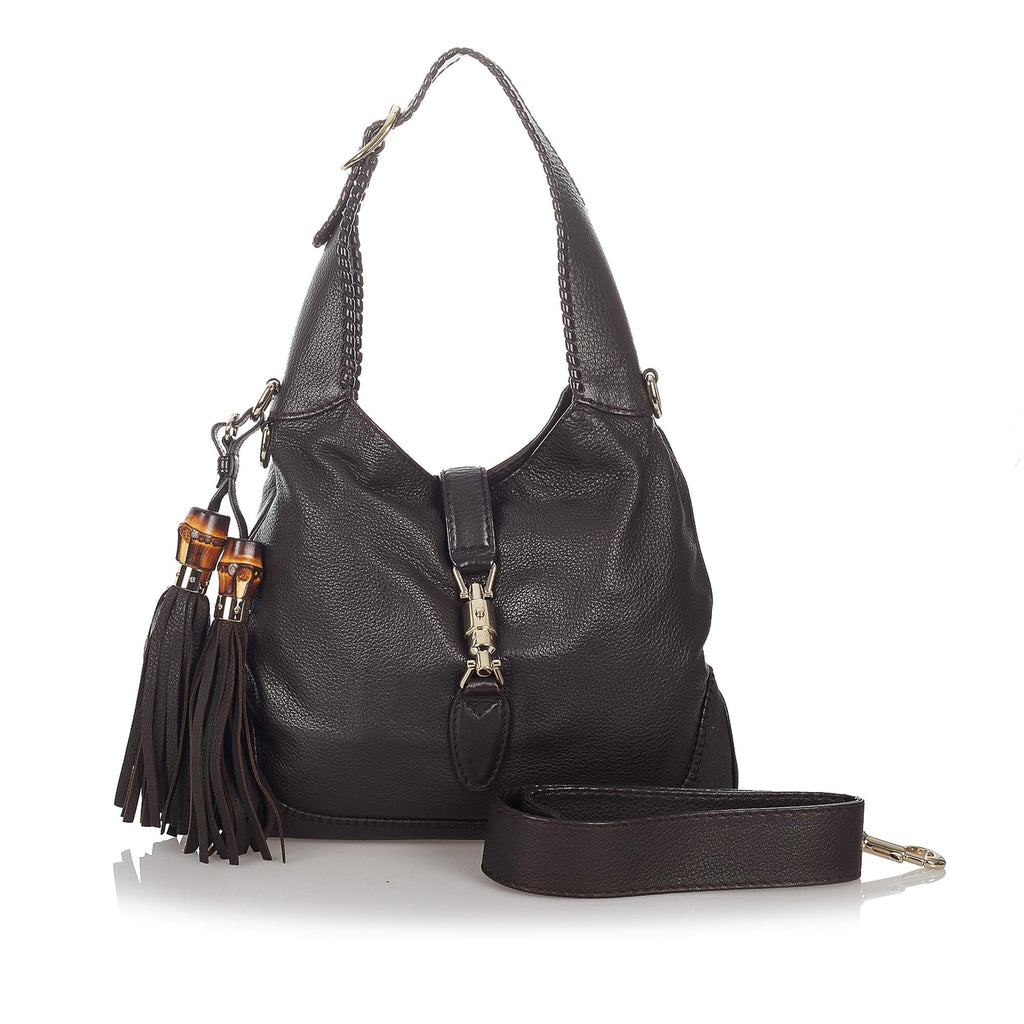 Gucci New Jackie Leather Shoulder Bag (SHG-26882)