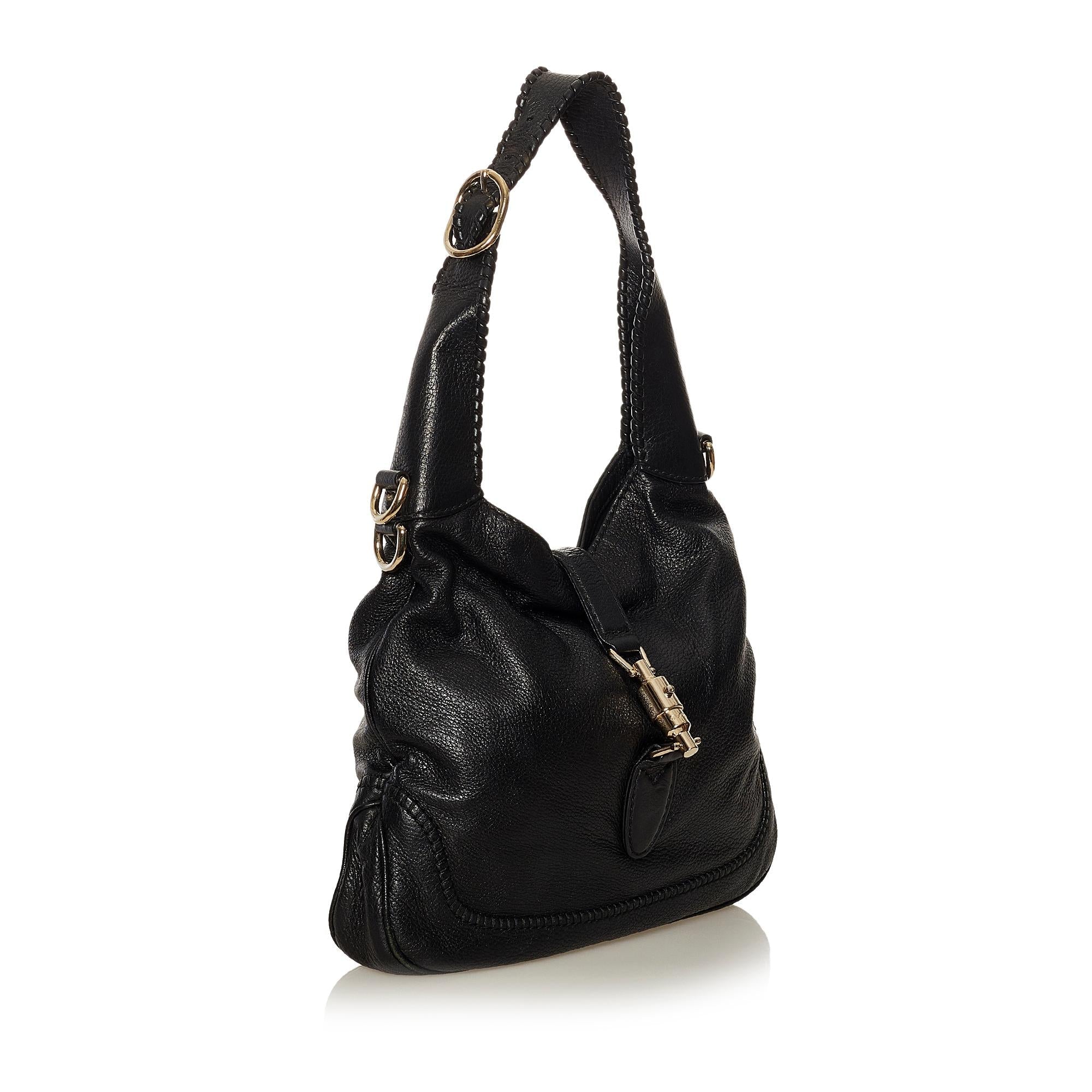 Gucci New Jackie Leather Shoulder Bag (SHG-34988)