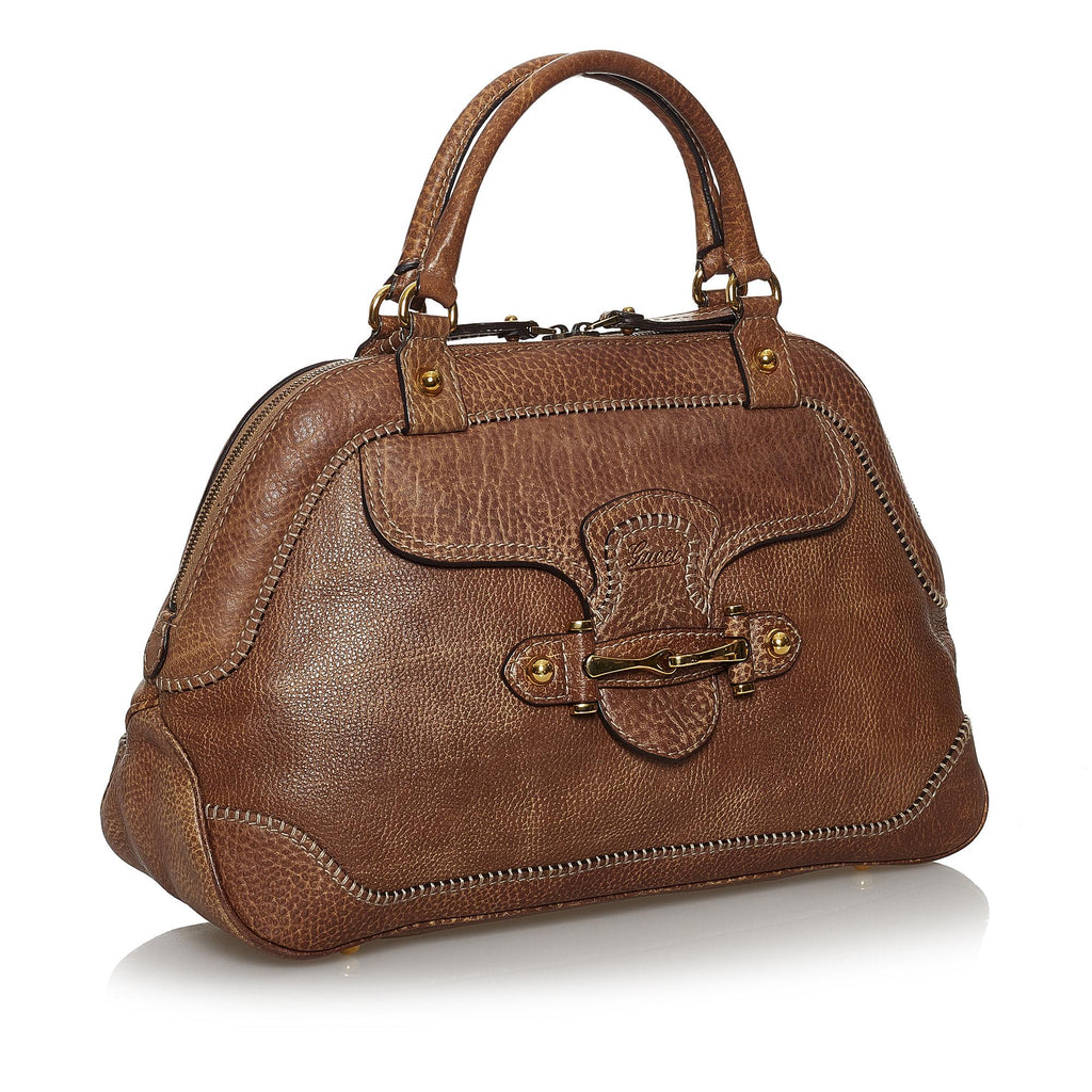 Gucci New Pelham Leather Handbag (SHG-37217)