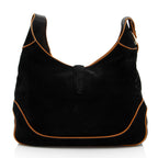 Gucci Nubuck Leather Jackie Medium Shoulder Bag (SHF-IN61fj)