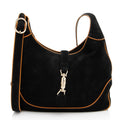 Gucci Nubuck Leather Jackie Medium Shoulder Bag (SHF-IN61fj)