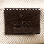 Gucci Nubuck Leather Ribot Flap Small Shoulder Bag (SHF-19107)