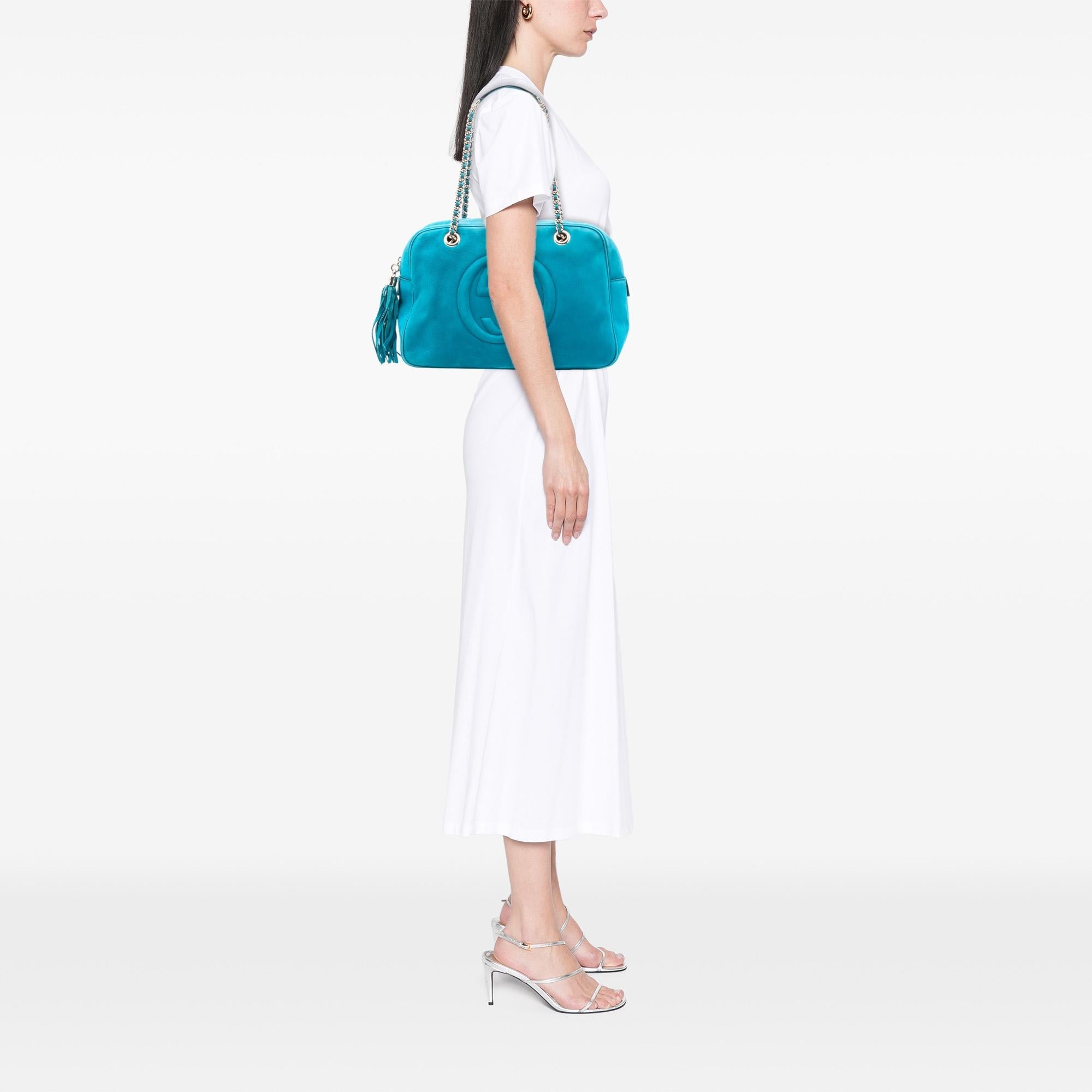 Gucci Nubuck Soho Chain Shoulder Bag
